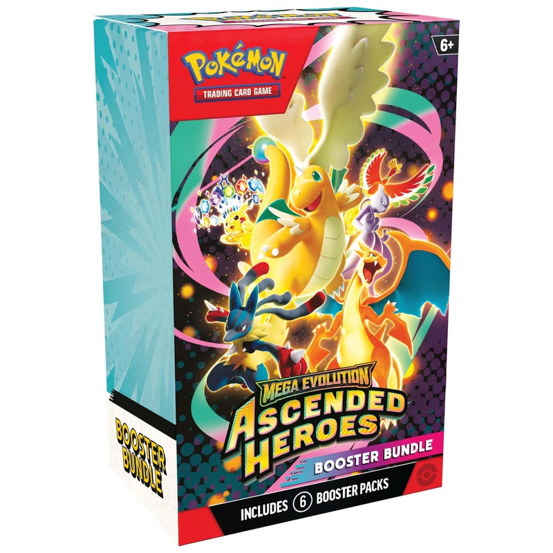 Pokemon Trading Card Game: Mega Evolution Ascended Heroes Booster Bundle