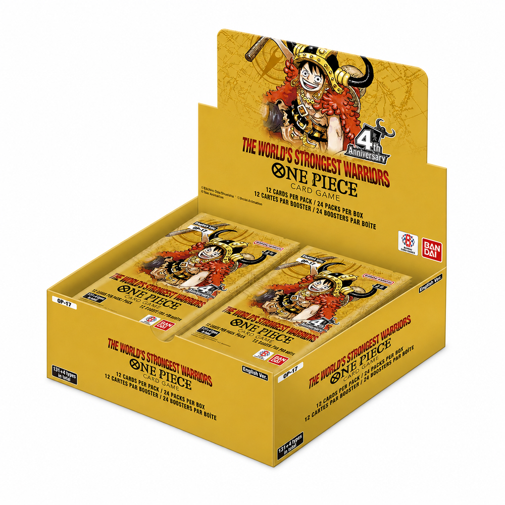 One Piece Card Game: Booster Display – The World's Strongest Warriors [OP-17]