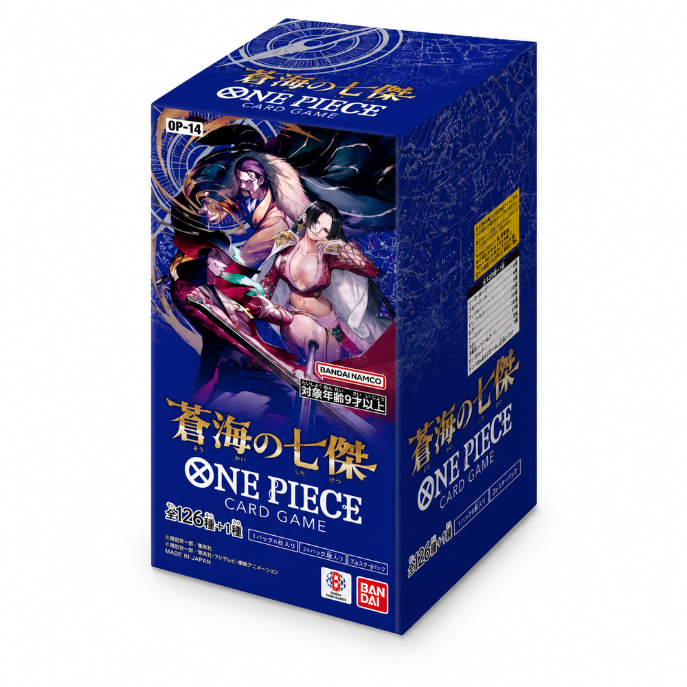 Bandai One Piece TCG OP-14 The Azure Sea's Seven Booster Box (Japanese)